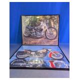 Harley-Davidson Framed Motorcycle Prints Set