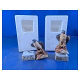 Vtg Ski Country Peregrine Falcon Mini Decanters