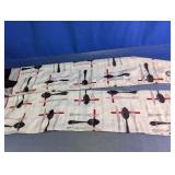 Utensil Print Grommet Curtain Panels