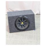Kicker 10-Inch Subwoofer in Enclosed Box