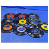 Assorted 45 RPM Vinyl Records