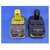 Ryobi ONE+ & Compatible 18V Lithium Batteries Duo