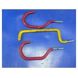 Red & Yellow Screw-In Utility Hook Set