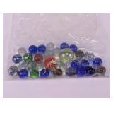 Vintage Assorted Glass Marbles Lot