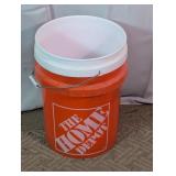 Home Depot Orange & White Food-Grade Plastic