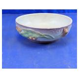 Roseville Floral Embossed Art Pottery Bowl