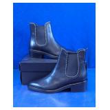 Coach Black Bowery Bootie Chelsea Boots