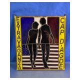 Stained Glass Silhouette Wall Panel