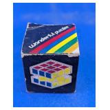 Vintage Wonderful Puzzler 3x3 Magic Cube in Box