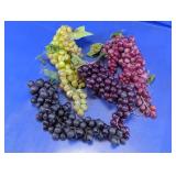 Assorted Artificial Grape Clusters Set
