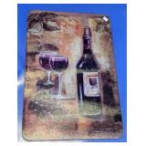 S. Vassileva Wine Theme Glass Cutting Board