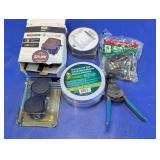 Assorted Hardware & Electrical Supplies Lot