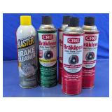 Brake Cleaner Aerosol Cans Lot