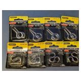 Stanley Stainless Steel S-Hooks & Screw Eyes Lot