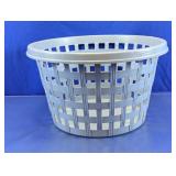 Round Plastic Open-Weave Storage Basket