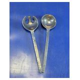 Hammered Metal Salad Servers