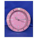 Invicta Pink Diver Watch Style Wall Clock