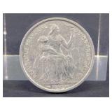 1952 French Oceanic 5 Francs Coin