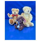 Collection of Plush Animals Trio