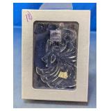 Clear Glass Angel Ornament