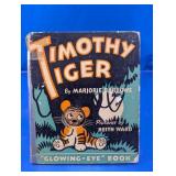 Vtg Timothy Tiger Glowing Eye Book 1943