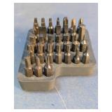 Assortment of Screwdriver Bit Set w/ Holder Lot