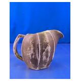 Vtg Art Glass Creamer Pitcher