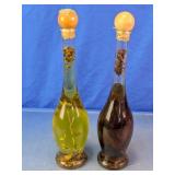 Decorative Grape Seed Oil & Vinegar Bottles Set