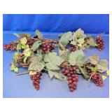 Artificial Grapevine Garland with Faux Purple