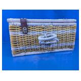 Woven Lidded Storage Basket