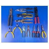 Assorted Hand Tools & Pliers Lot of 10