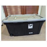 Sterilite Black & Gray 40 Gallon Storage Tote