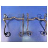 Vtg Metal Western Horse Curb Bit