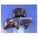 Gaming Controllers & PS3 Keypad Accessory Lot