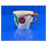 Hand-Painted Fruit Design Coffee Cup
