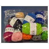 Assorted Yarn Skeins Craft Bundle