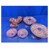 Vintage Copper-Tone Aluminum Mold Set