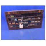 Vintage Star Mercerized Thread Cabinet w/ Spools