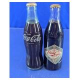 Vtg Coke AM Radio & Anniversary Bottle