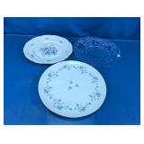 Johann Haviland & Glass Serving Platters