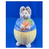 Ceramic Bunny Candle Holder