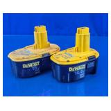 DeWalt 18V & 14.4V XRP Battery Pair