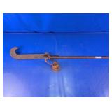 Vtg Metal Steelyard Scale & Weight