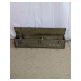 Vintage US Military Wooden Ammo Tool Chest