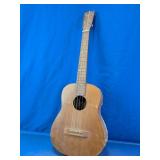 Long Wooden 4-String Ukulele