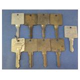Vtg Metal Hotel and Master Keys
