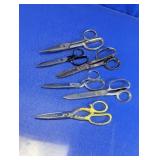 Vintage Wiss & Assorted Scissors Set