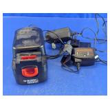 Black+Decker 18V Battery & Charger Set