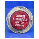 Golden & Benefield Gin Co. Advertising Reflector