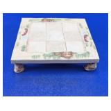Hen-Feathers Footed Tic-Tac-Toe Game Board